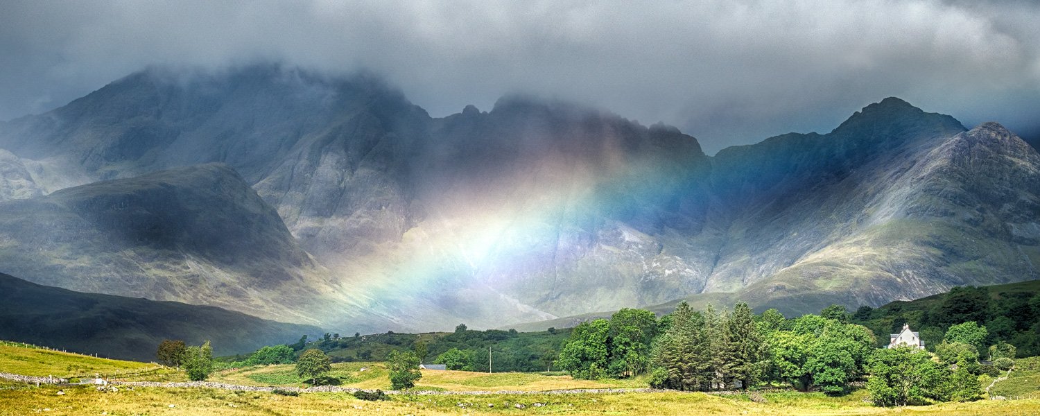 Wintry Mountain Landscape